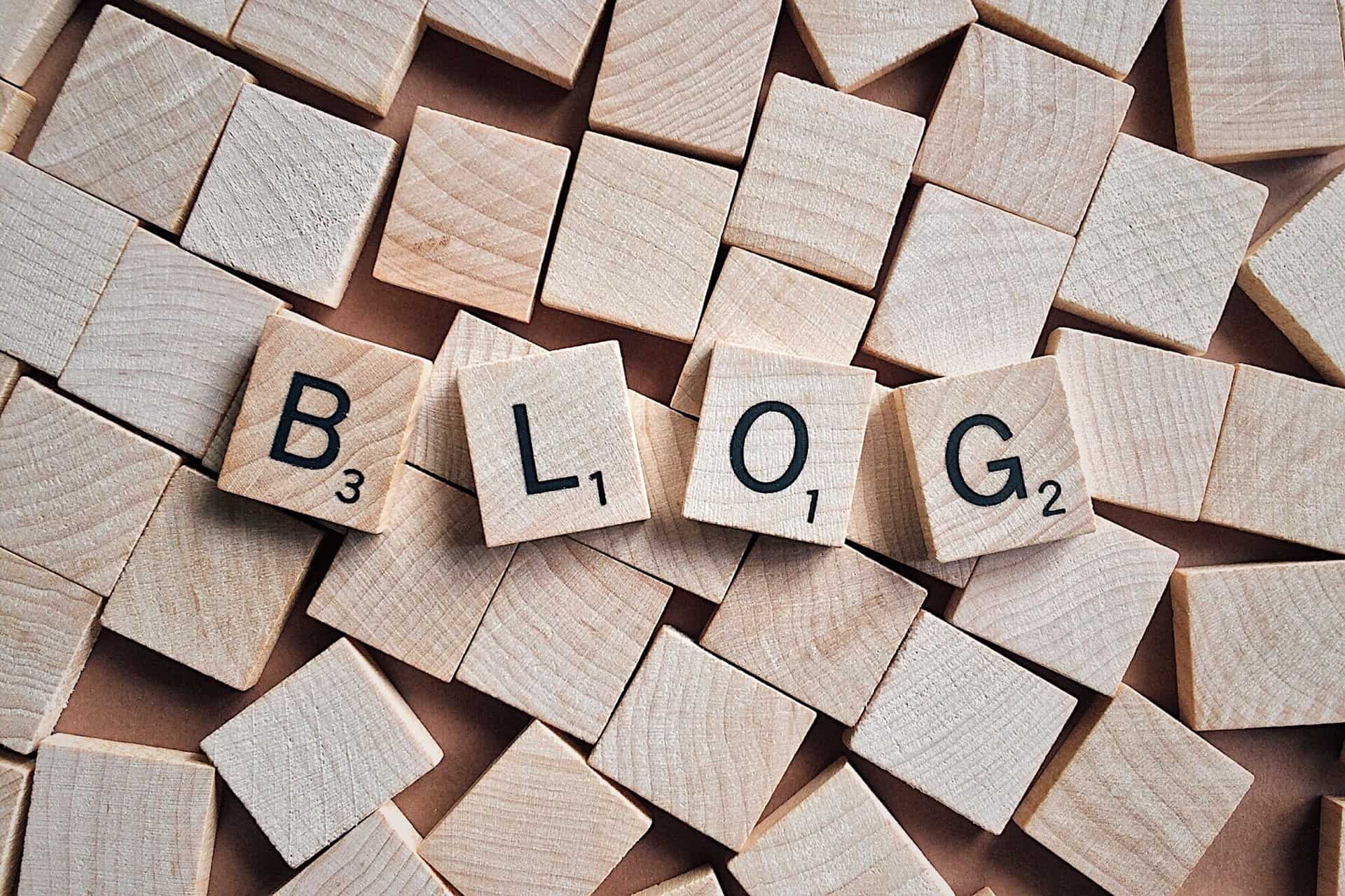 What does a company blog on a website give?